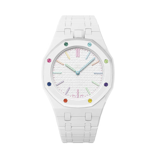 [Riva Jewelry]OAK POP EXCLUSIVE WHITE BIOCERAMIC STRAP