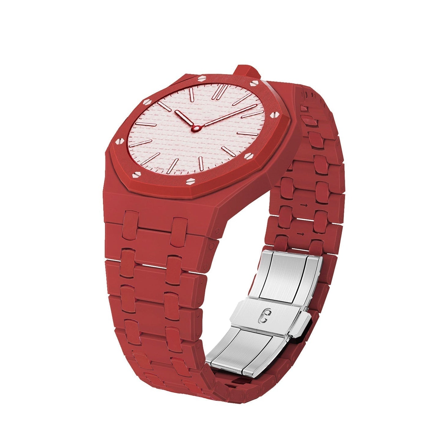 [Riva Jewelry]OAK POP EXCLUSIVE RED BIOCERAMIC STRAP