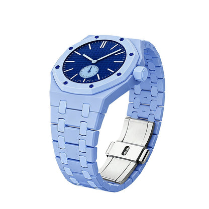[Riva Jewelry]OAK POP EXCLUSIVE LIGHT BLUE BIOCERAMIC STRAP