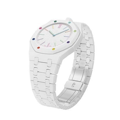 [Riva Jewelry]OAK POP EXCLUSIVE WHITE BIOCERAMIC STRAP