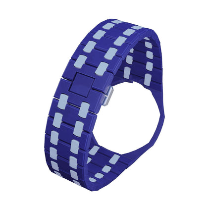 [Riva Jewelry]OAK POP EXCLUSIVE DARK BLUE AND LIGHT BLUE BIOCERAMIC STRAP