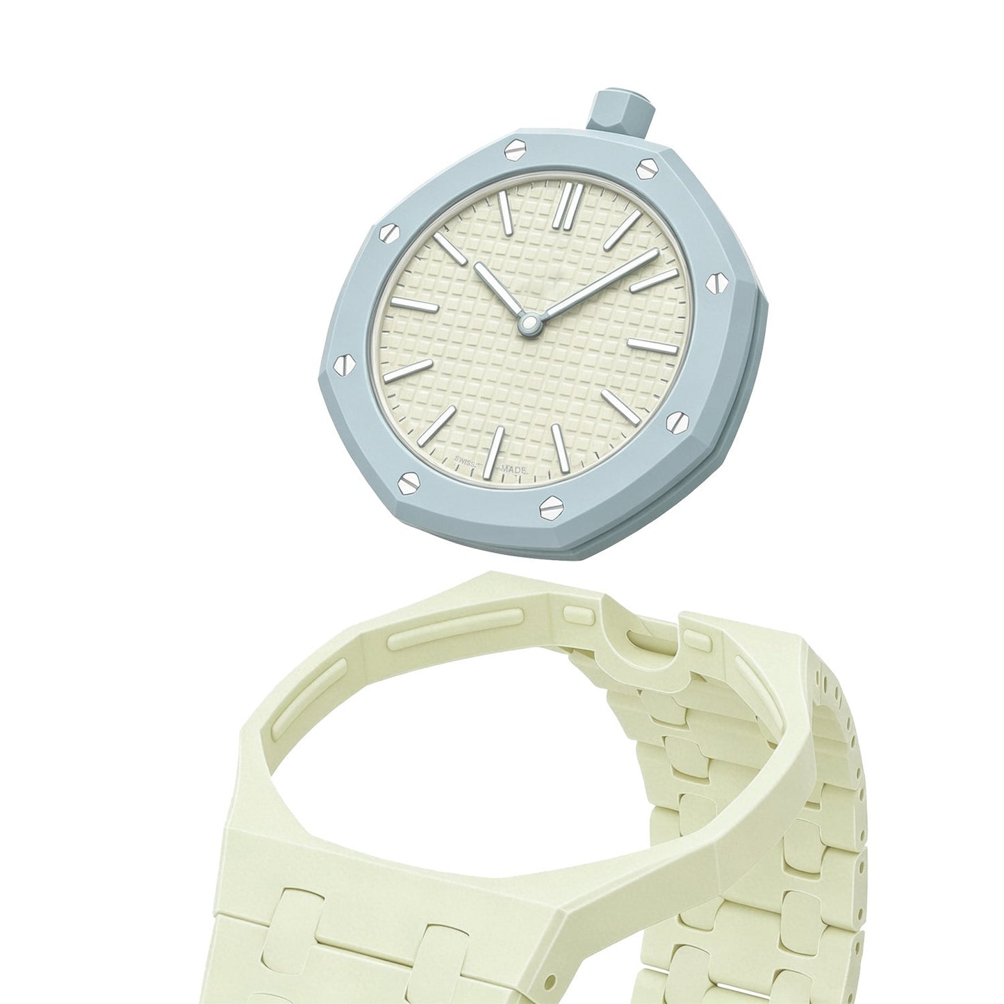 [Riva Jewelry]OAK POP EXCLUSIVE CREAMY YELLOW BIOCERAMIC STRAP