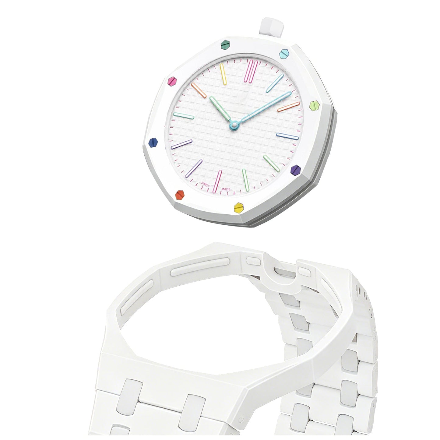 [Riva Jewelry]OAK POP EXCLUSIVE WHITE BIOCERAMIC STRAP