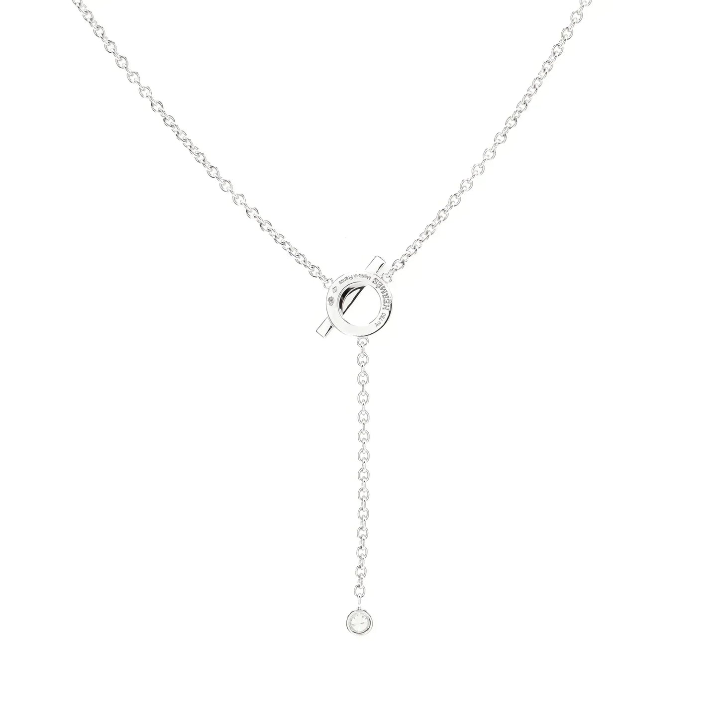 [Riva Jewelry]FINESSE SILVER DIAMOND NECKLACE