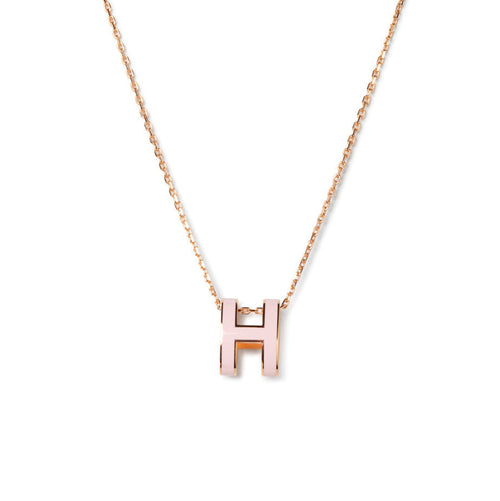[Riva Jewelry]POP H PEDANT ROSE GOLD
