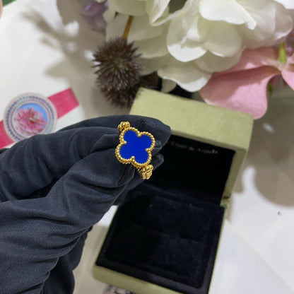 [Riva Jewelry]LUCKY CLOVER GOLD REVERSIBLE RING
