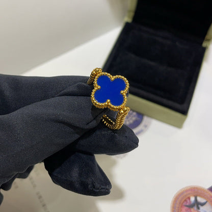 [Riva Jewelry]LUCKY CLOVER GOLD REVERSIBLE RING