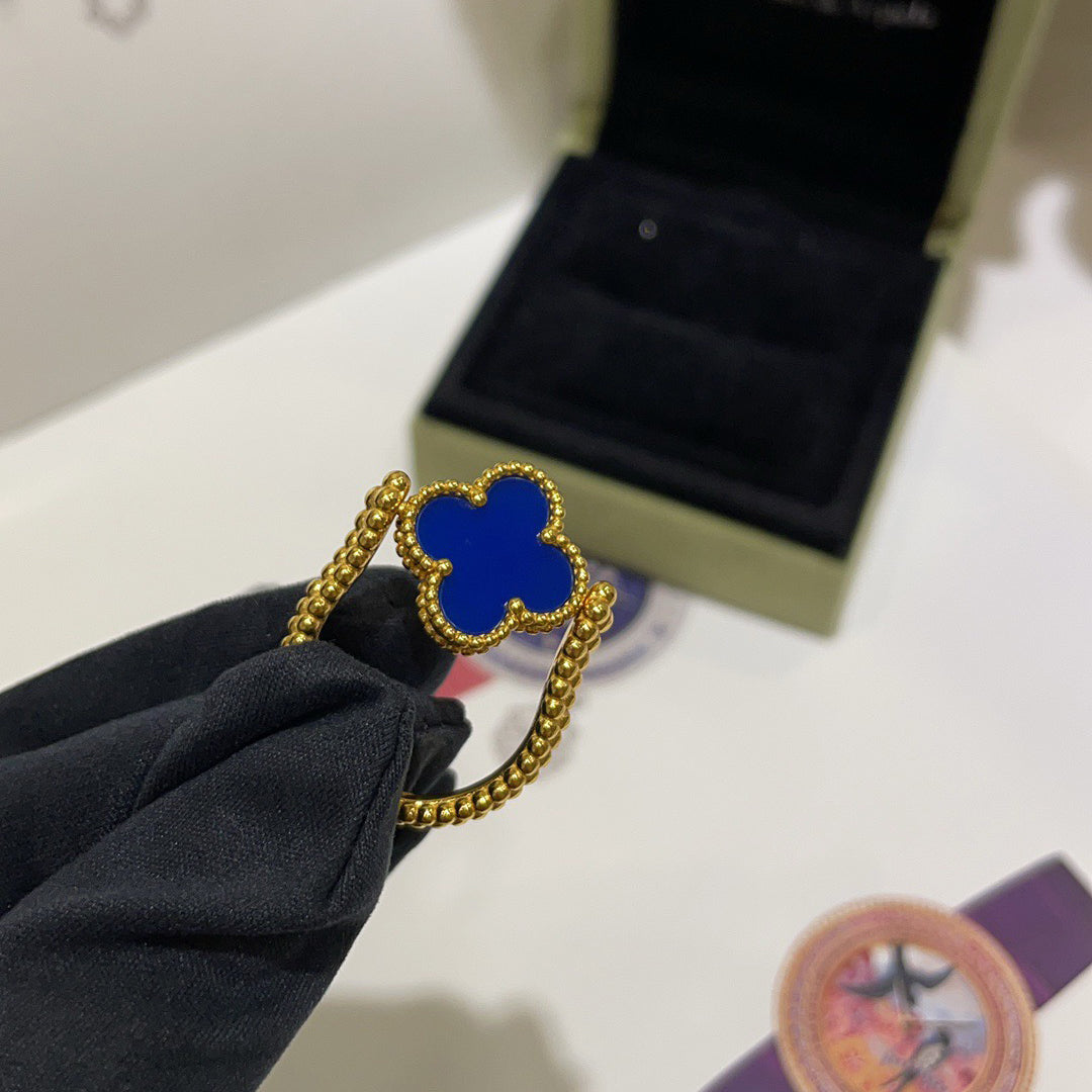 [Riva Jewelry]LUCKY CLOVER GOLD REVERSIBLE RING