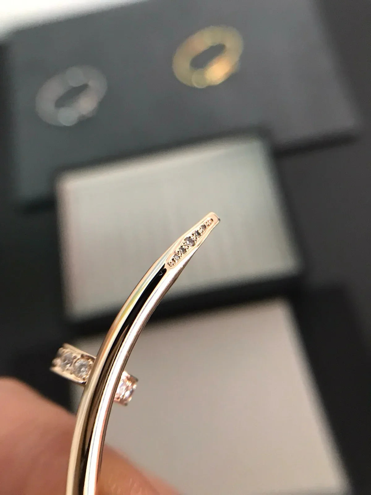 [Riva Jewelry]JUSTE UN CLOU 3.5MM CLASSIC DIAMOND BANGLE