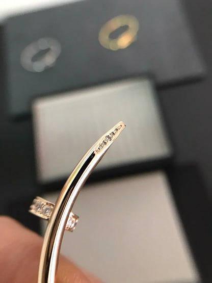 [Riva Jewelry]JUSTE UN CLOU 3.5MM CLASSIC DIAMOND BANGLE