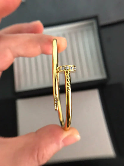 [Riva Jewelry]JUSTE UN CLOU 3.5MM CLASSIC DIAMOND BANGLE