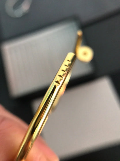 [Riva Jewelry]JUSTE UN CLOU 3.5MM CLASSIC DIAMOND BANGLE