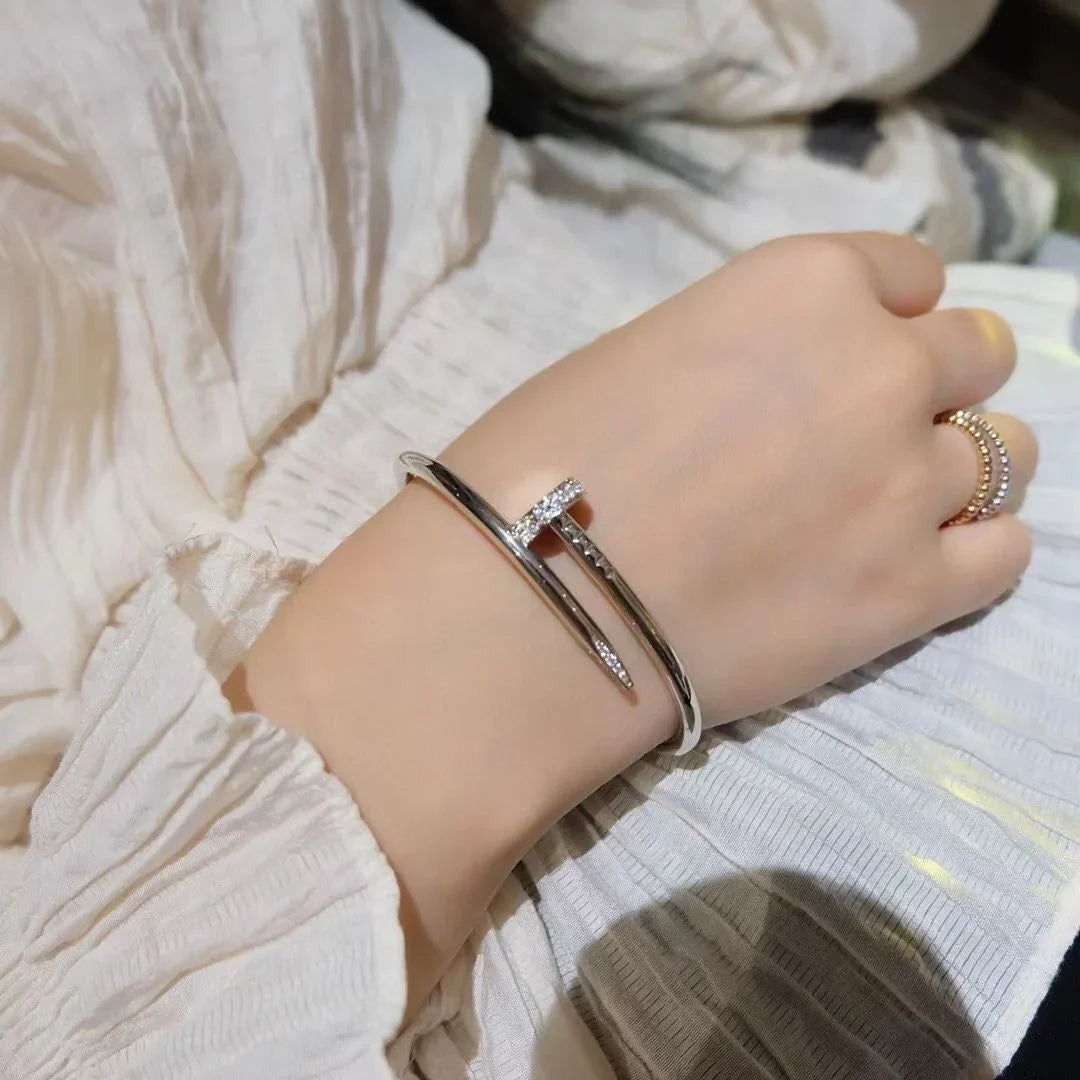 [Riva Jewelry]JUSTE UN CLOU 3.5MM CLASSIC DIAMOND BANGLE