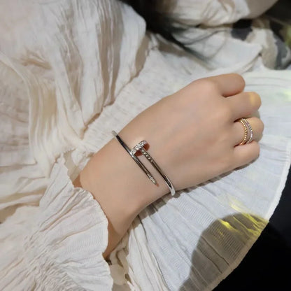 [Riva Jewelry]JUSTE UN CLOU 3.5MM CLASSIC DIAMOND BANGLE