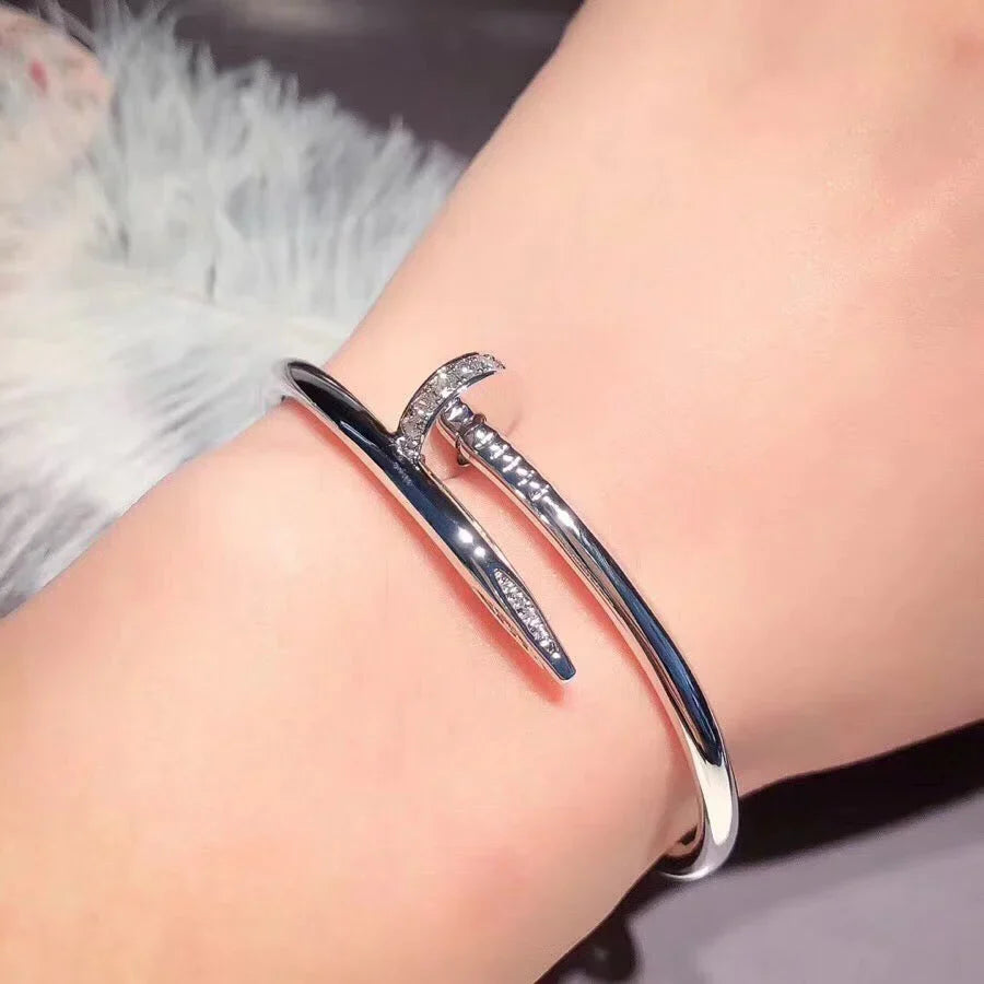[Riva Jewelry]JUSTE UN CLOU 3.5MM CLASSIC DIAMOND BANGLE