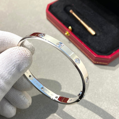 [Riva Jewelry]CLASSIC 6.1MM LOVE BANGLE - 10-DIAMOND