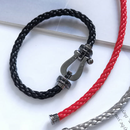 [Riva Jewelry]FORCE LARGE SERIES BLACK SAMURAI BRACELET