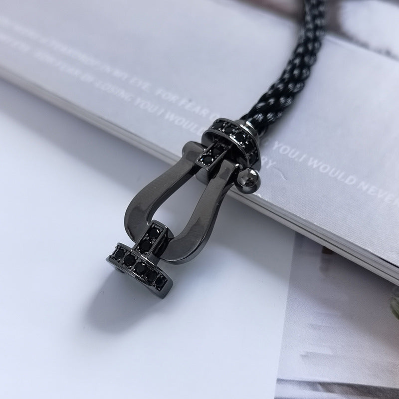 [Riva Jewelry]FORCE LARGE SERIES BLACK SAMURAI BRACELET