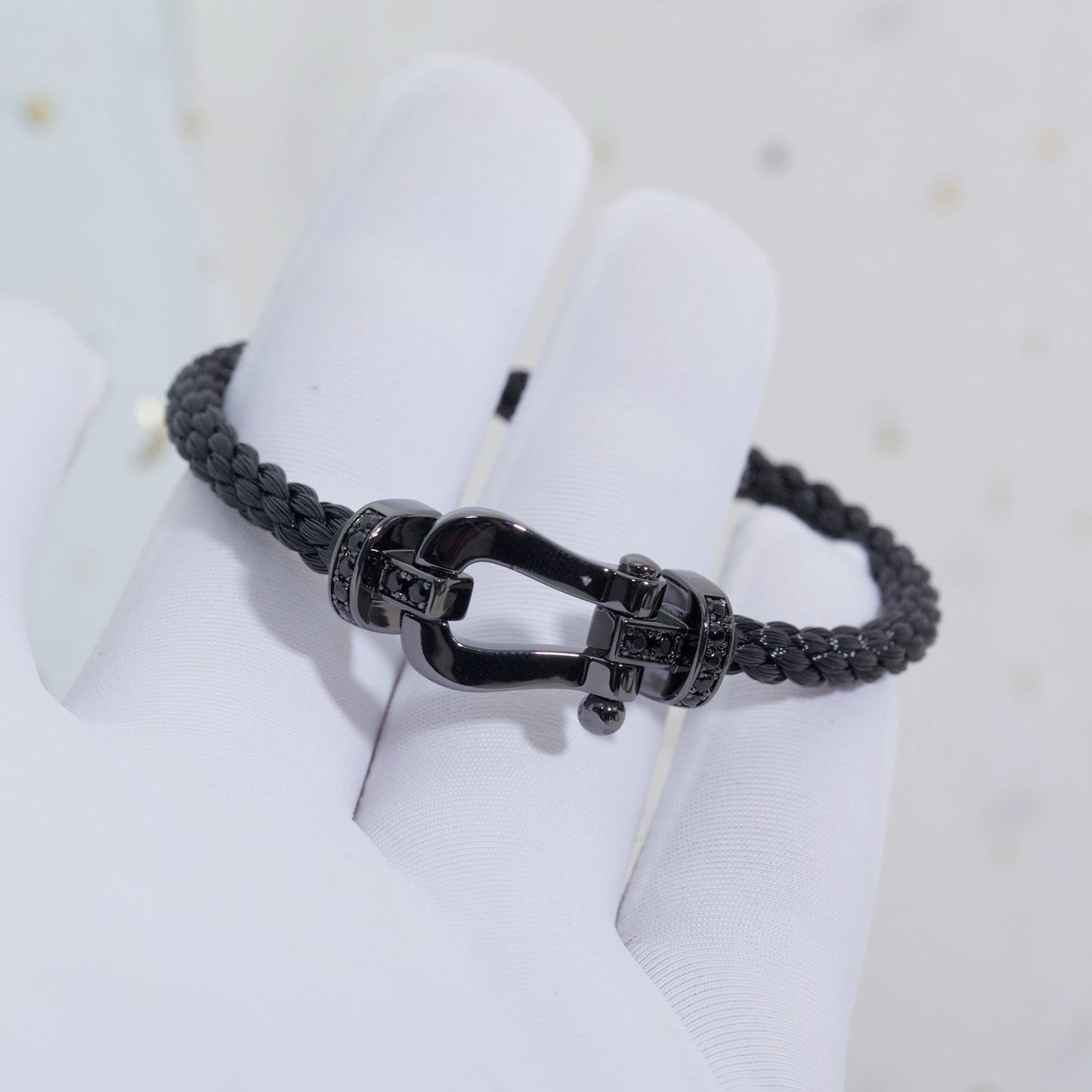[Riva Jewelry]FORCE LARGE SERIES BLACK SAMURAI BRACELET