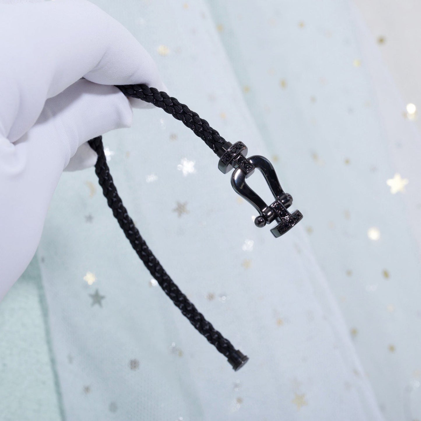 [Riva Jewelry]FORCE LARGE SERIES BLACK SAMURAI BRACELET
