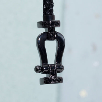 [Riva Jewelry]FORCE LARGE SERIES BLACK SAMURAI BRACELET