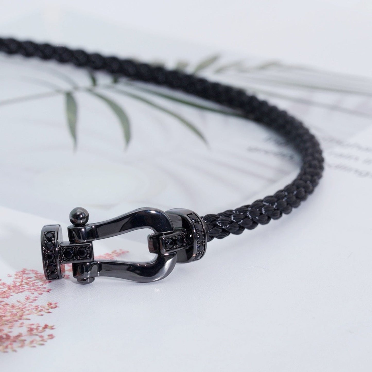 [Riva Jewelry]FORCE LARGE SERIES BLACK SAMURAI BRACELET