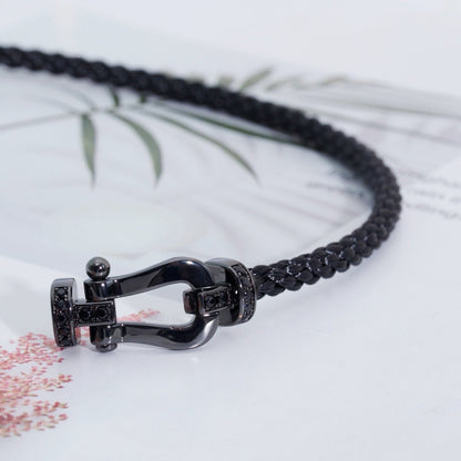 [Riva Jewelry]FORCE LARGE SERIES BLACK SAMURAI BRACELET