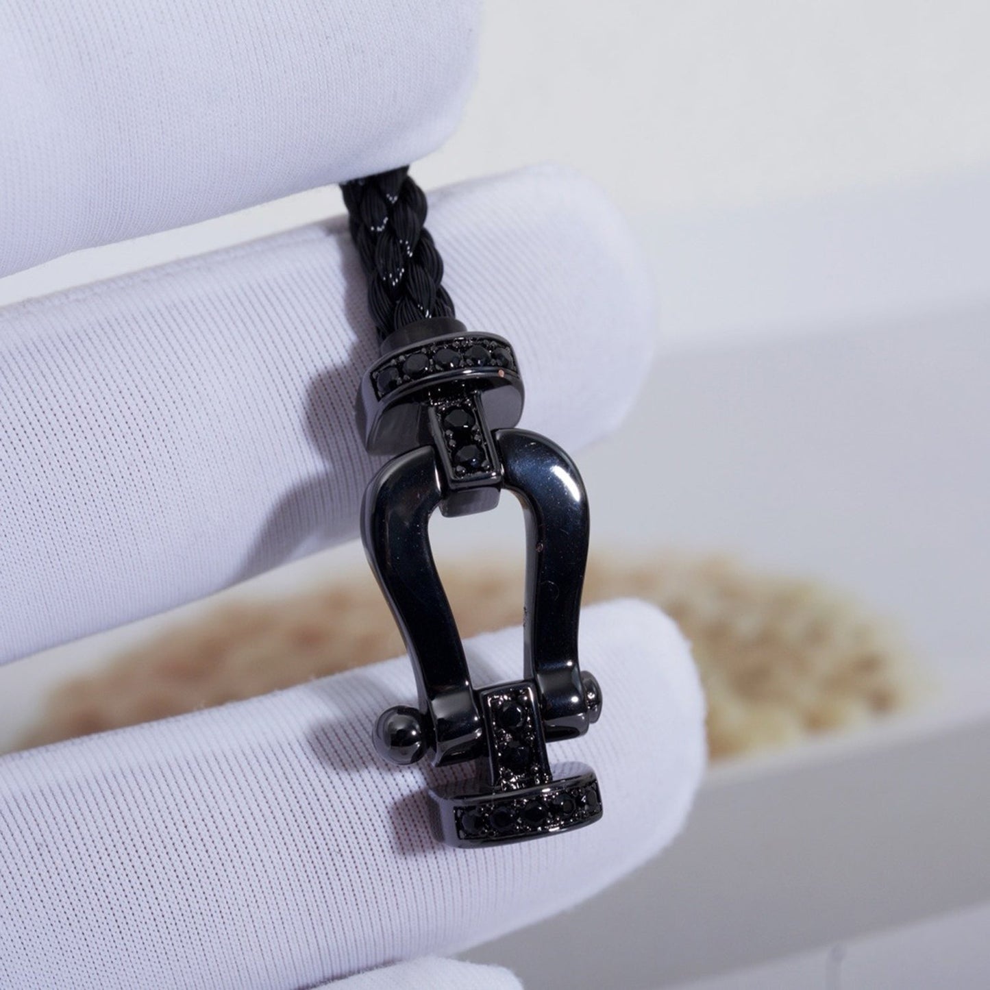 [Riva Jewelry]FORCE LARGE SERIES BLACK SAMURAI BRACELET
