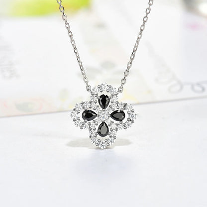 [Riva Jewelry]LOOP NECKLACE FULL MOTIF DIAMOND 16MM MULTIPLE COLORS