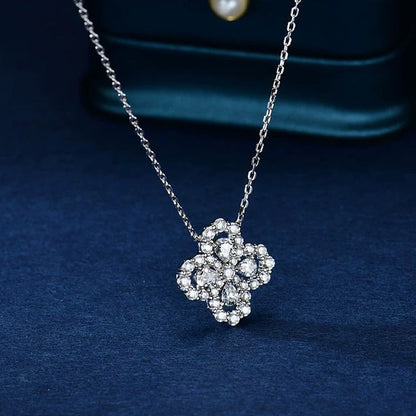 [Riva Jewelry]LOOP NECKLACE FULL MOTIF DIAMOND 16MM MULTIPLE COLORS