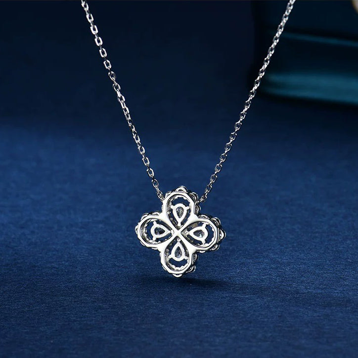 [Riva Jewelry]LOOP NECKLACE FULL MOTIF DIAMOND 16MM MULTIPLE COLORS