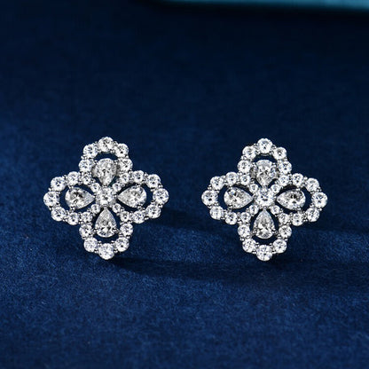[Riva Jewelry]LOOP EARRINGS FULL MOTIF DIAMOND 16MM