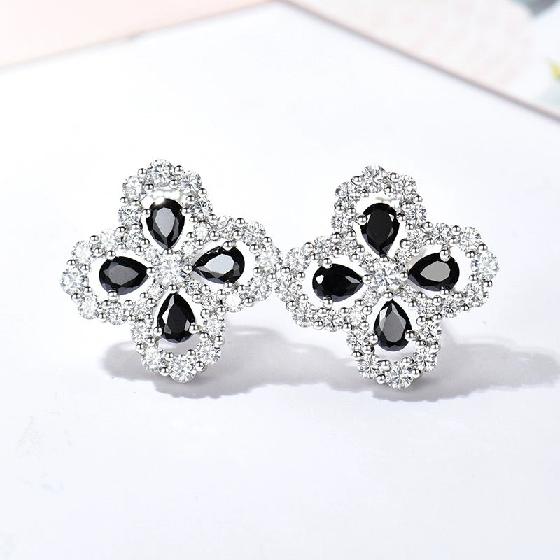 [Riva Jewelry]LOOP EARRINGS FULL MOTIF DIAMOND 16MM