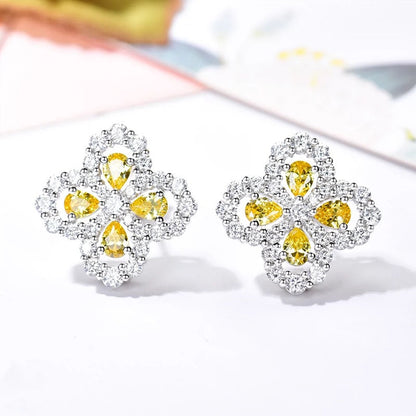 [Riva Jewelry]LOOP EARRINGS FULL MOTIF DIAMOND 16MM