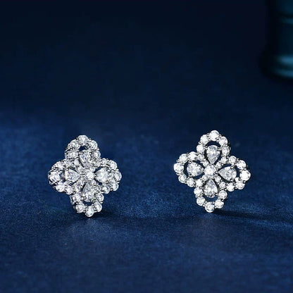 [Riva Jewelry]LOOP EARRINGS FULL MOTIF DIAMOND 16MM