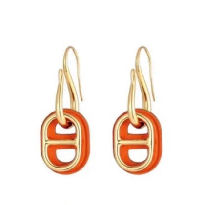 [Riva Jewelry]HM O'MAILLON GOLD EARRINGS
