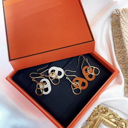 [Riva Jewelry]HM O'MAILLON GOLD EARRINGS