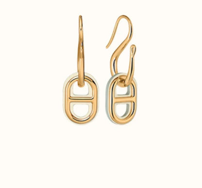 [Riva Jewelry]HM O'MAILLON GOLD EARRINGS