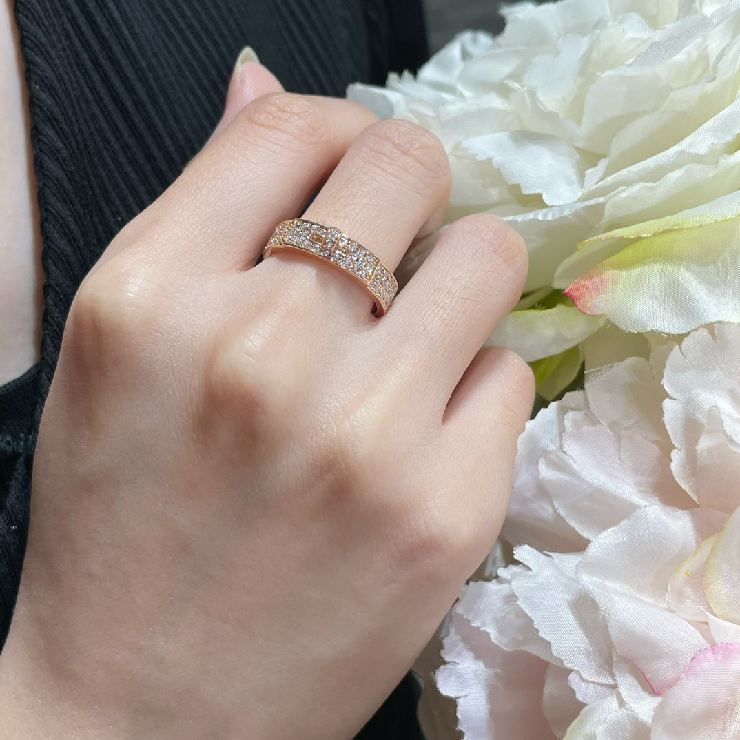 [Riva Jewelry]KELLY ROSE GOLD DIAMOND RING