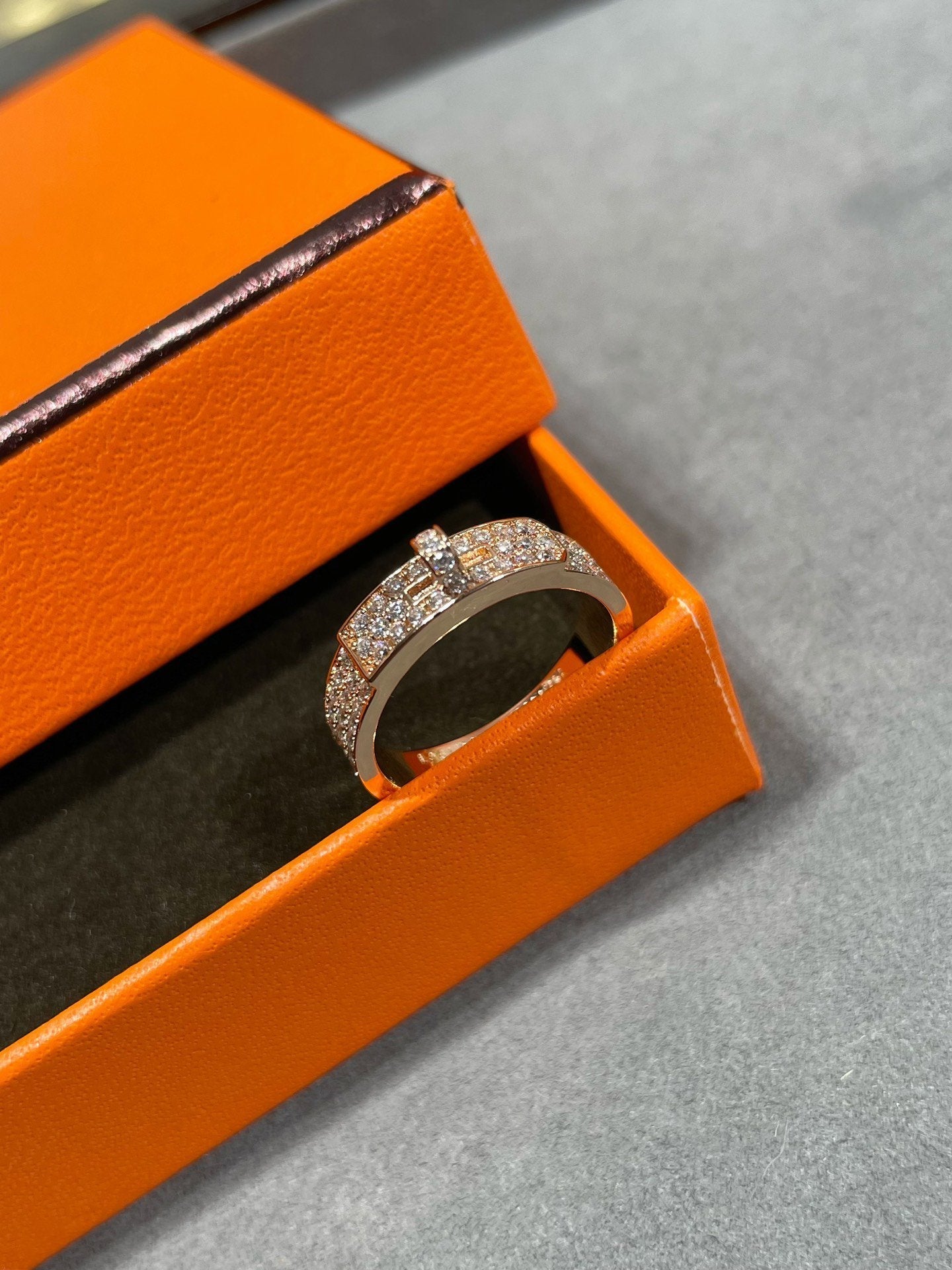 [Riva Jewelry]KELLY ROSE GOLD DIAMOND RING