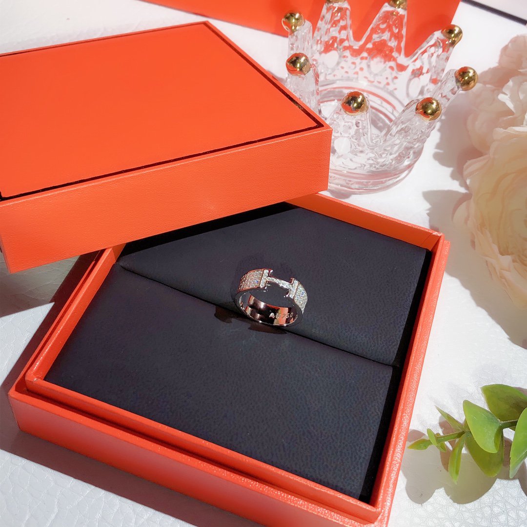 [Riva Jewelry]H RING FULL DIAMOND