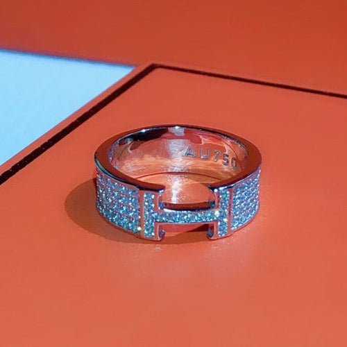 [Riva Jewelry]H RING FULL DIAMOND