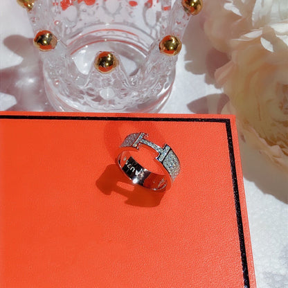 [Riva Jewelry]H RING FULL DIAMOND
