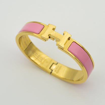 [Riva Jewelry]H PINK BRACELET