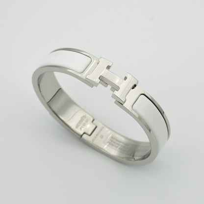 [Riva Jewelry]H WHITE BRACELET