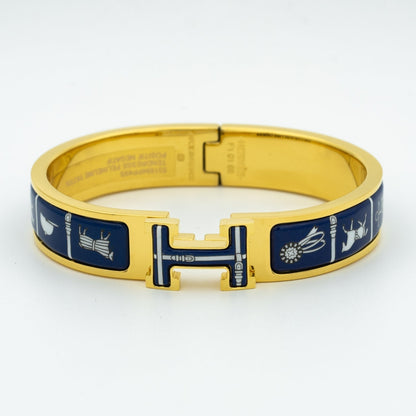 [Riva Jewelry]H BRACELET BLUE CERAMIC