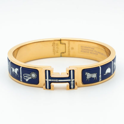 [Riva Jewelry]H BRACELET BLUE CERAMIC