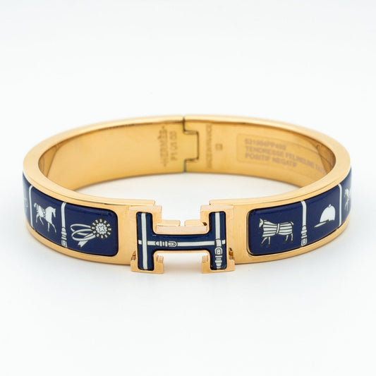 [Riva Jewelry]H BRACELET BLUE CERAMIC