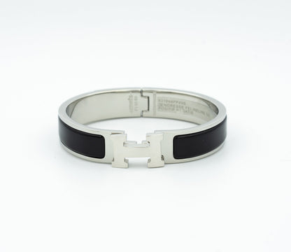 [Riva Jewelry]H BLACK BRACELET