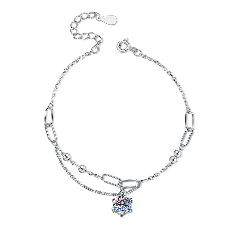 [Riva Jewelry]CLASSIC SOLITAIRE MOISSANITE BRACELET